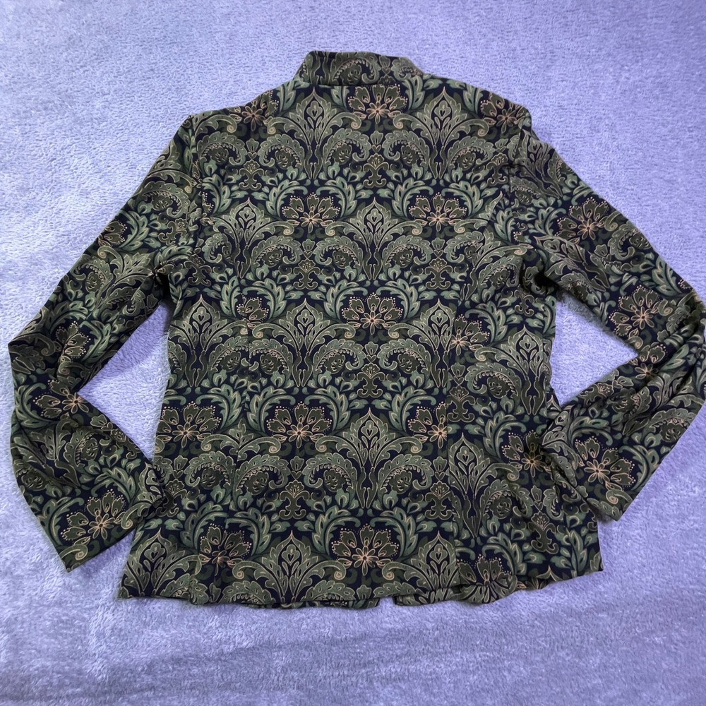 KS Collection‎ Womens Paisley Print Zip Front Jacket Size 12 - Picture 8 of 12